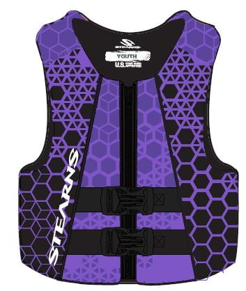 Stearns Personal Floatation Life Jacket Ski Vest for Child Medium - for sale online 