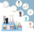 thumbnail image 6 of Silicone Toothbrush Holders Countertop Organizer Box for Bathroom Vanity Green, 6 of 6