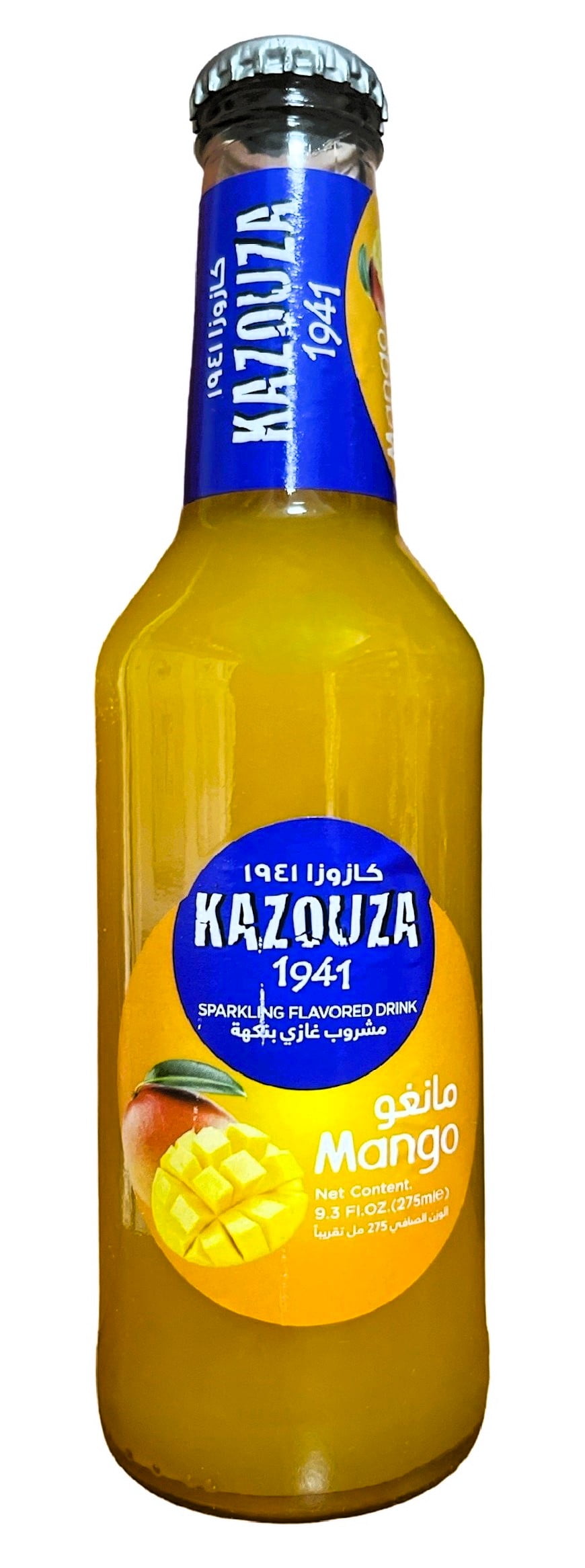 Kazouza Sparkling Mango Flavored Drink 6x275ml