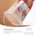 thumbnail image 1 of HLONK Cookie Bucket Fruit Snacks 5pcs Ice Cream Pail Container with Lid, 1 of 11
