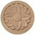 thumbnail image 2 of 3 1/2"W x 3 1/2"H x 1/2"P Bedford Round Rosette, Maple, 2 of 14