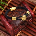 thumbnail image 3 of Retro Personality Titanium Steel Casting Jewelry Fashion Couple Double Braided Bracelet, 3 of 5