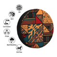thumbnail image 6 of PUREYAH Abstract Geometric Brown Boho Rv Spare Tire Cover, Wheel Covers Protectors Universal Fit for Camping Travel Trailer Truck 14 inch, 6 of 6