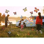 10 PCS Different Pattern Magic Flying Butterfly, Fairy Flying Toys Wind up Rubber Band Powered Butterfly Toys Decoration for Colorful Bookmark and Greeting Card Surprise Gift