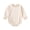 Beige, variant on Baby Solid Color Clothes Bubble Romper Newborn Boy Girl Fall Winter Long Sleeve Bodysuit Infant Daily Wear Beige,3-6 Months