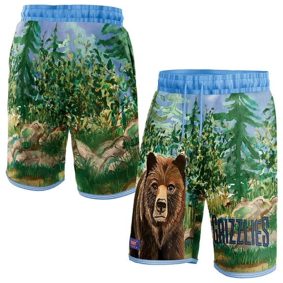 Unisex NBA & KidSuper Studios by Fanatics Blue Memphis Grizzlies Hometown Shorts