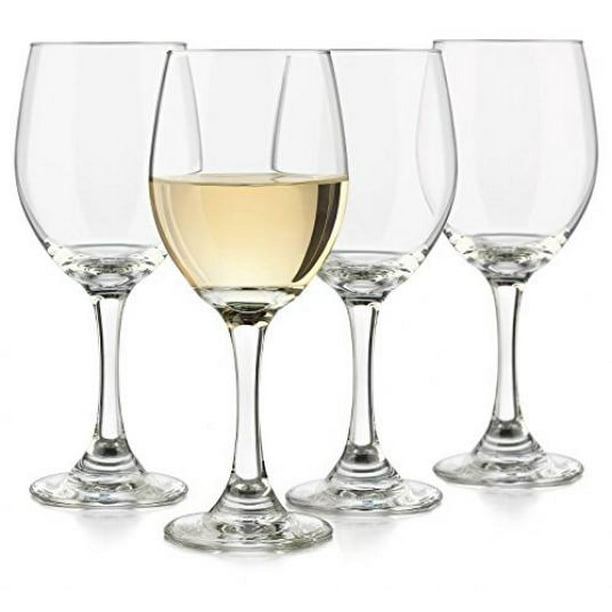 Libbey 14Ounce Classic White Wine Glass, Clear, 4Piece