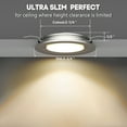 thumbnail image 4 of Acegoo RV Light Ultra-Thin Aluminum Dimmable Waterproof Recessed Lights, 6 Pack, 4 of 9