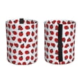 thumbnail image 2 of Easygdp Ladybug On Blue Stripes Car Trash Can Garbage Car Accessories Trash Can Car Waste Bin for for Driver and Passenger Any Vehicle, 2 of 7