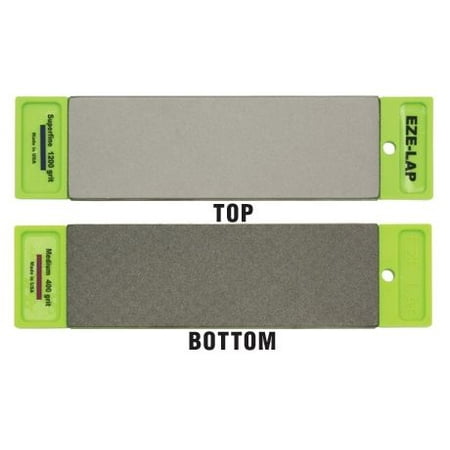 - EZE-LAP 2x6in Super Fine/Medium Double Sided Sharpening Stone EZLDD6SFM