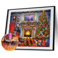 thumbnail image 2 of (Grande Taille) Maison Douillette-Ronde Peinture Diamant 60*45CM, 2 of 10