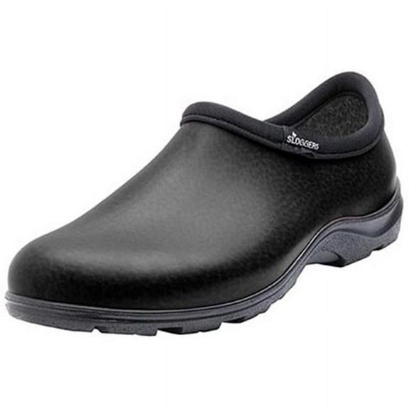 5301BK09 Black Mens Garden Shoe, Size 9