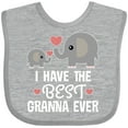 thumbnail image 3 of Inktastic Best Granna Ever Grandchild Boys or Girls Baby Bib, 3 of 4