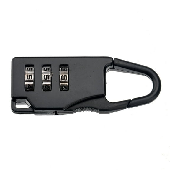 BESTYASH 3 Digits Combination Lock Resettable Black Password Lock for Luggage Suitcase Security