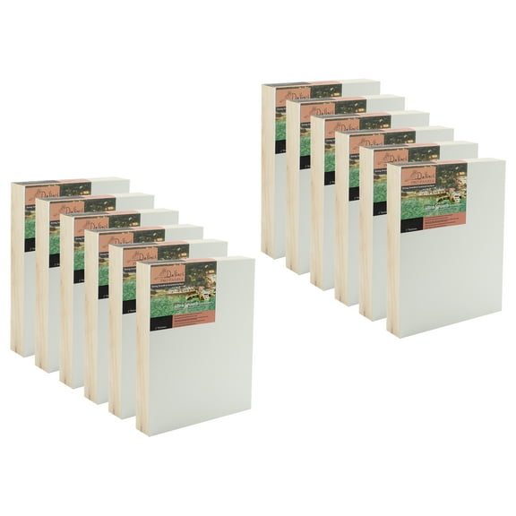 Da Vinci Pro Ultra Smooth Gesso Panels 3/4"" Panels (Single) 5x5"" - 12 Pack