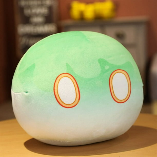 Anime Project Genshin Impact Slime almohada muñeca mujeres hombres Kawaii dibujos animados Cosplay accesorios de felpa 50cm Gao Jinjia LED
