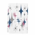 thumbnail image 2 of Red Blue Diamond Kitchen Towels Set of 1, Modern Geometric Middle Century White Absorbent Dish Towels for Kitchen, Microfiber Hand Towel, Quick Drying Tea Towel for Cleaning Decorative Dishcloths, 2 of 7