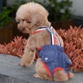 thumbnail image 3 of Summer Teddy Corgi For Puppy Pomeranian Dog Pants Panties Pet Clothes Physiological Pants PINK XL, 3 of 8