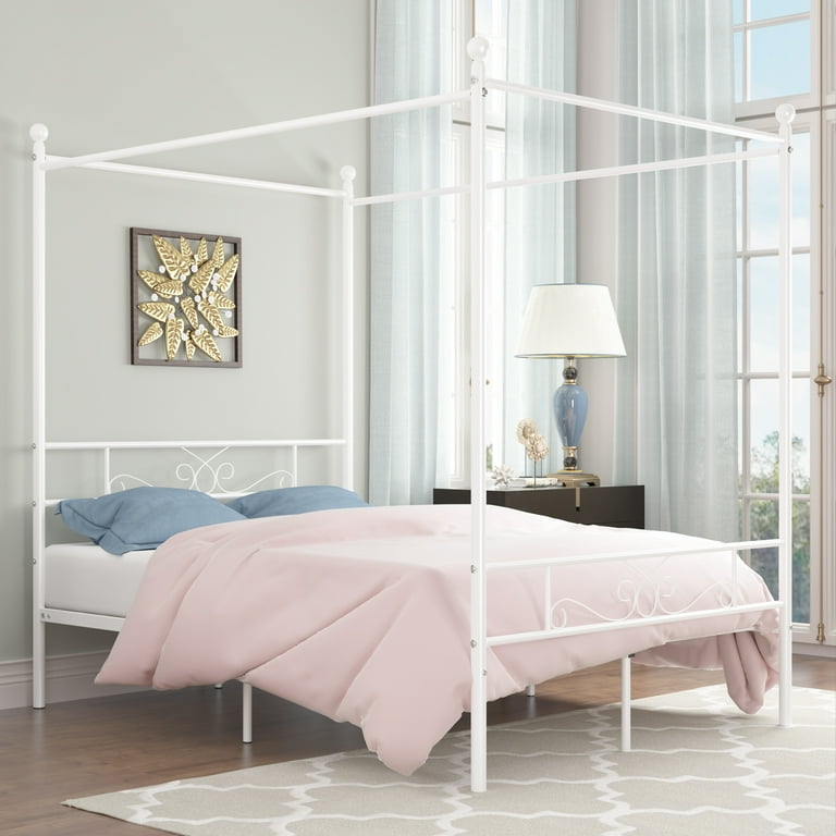 Walmart queen canopy bed deals