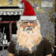 thumbnail image 1 of My Old Man Christmas Holiday Funny Mask Super Soft Santa Adult, 1 of 1