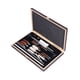 thumbnail image 4 of Kits de limpieza de armas Prevenir rayones Almacenamiento fácil Mantenimiento eléctrico Cepillo de limpieza para automóvil GK06 Varilla de aluminio Juego de caja de madera 24 Woolly, 4 of 14
