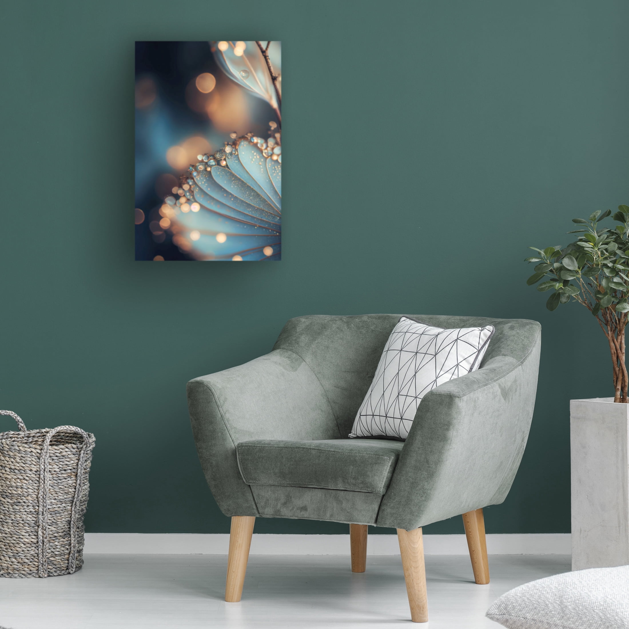 Canvas Wall Art - Treechild 'Tiny Drops' Wall Art for Living Room, Bedroom, or Office D?cor by Trademark Fine Art - 22 x 32 Inches