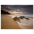 thumbnail image 2 of Peaceful Seashore with White Waves - Beach Photo Canvas Print, 2 of 3