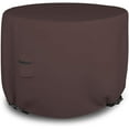 thumbnail image 1 of Covers &amp; All RTable-T-Coffee-05 18 oz Waterproof Round Patio Table Cover  Coffee - 60 in. dia. x 28 in., 1 of 1