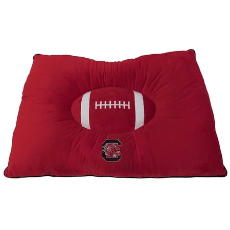 Pets First NCAA South Carolina Gamecocks Soft & Cozy Plush Pillow Pet Bed Mattress for DOGS & CATS. Premium Quality
