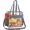 Grey, variant on Clear Bag for Stadium Events Founctional 12x6x12 Stadium Approved Clear Tote Bag with Adjustable & Detachable Strap