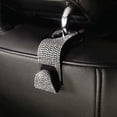 thumbnail image 5 of Soporte para servilletas, ganchos para el asiento delantero del coche, ganchos para el coche, perchas brillantes para el asiento del coche, paquete de 2, 5 of 5