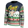 thumbnail image 2 of Men's ProSphere Navy John Cena Holiday Sweater, 2 of 3