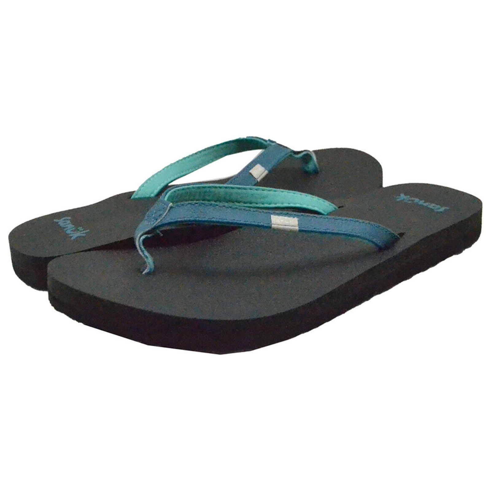 Sanuk Women's Shoes Yoga Joy Flip Flop Toe Post Sandals SWS10275