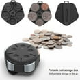 thumbnail image 2 of 2PCS Coin Storage Box Outdoor Portable Coin Storage Box U.S. Dollar Euro Coin Classification Box Coin Box Coin Box, 2 of 6
