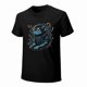 thumbnail image 3 of Big Eye Blue Cartoon Monkey T-shirt Cartoon T-shirt Suitable for Kids Funny shirt, 3 of 5