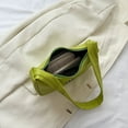 thumbnail image 2 of Sacs Hobo pour Femmes Légers, Sacs à Main Mode, Pochette Unie (Vert), 2 of 10