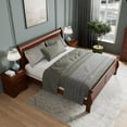 thumbnail image 2 of Furniture of America Arabella Wood 3-Piece King Bedroom Set in Cherry, 2 of 20
