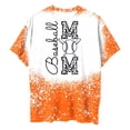 thumbnail image 4 of T-shirts Décontractés pour Femmes Haut de Baseball Manches Courtes Col Rond Hauts Courts pour Femmes Polyester 1 Pce, 4 of 6