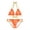 Gold, variant on Effete Feline Claw Marks Scratch Strappy Bikini Set (AOP)