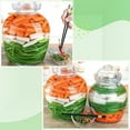 thumbnail image 6 of Glass Fermenting Jar, Large Capacity Sealed Pickle Tank, Traditional Chinese Fermentation Crock with Water Seal Airlock Lid for Pickling Kimchi Sauerkraut, 6 of 7
