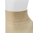 thumbnail image 3 of INSPIRE CHIC Women's Socks Beige Polyester Elastic Stretch Short Sheer Socks Beige, 3 of 4