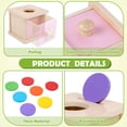 thumbnail image 4 of Monedero Montessori de Toy Adena con bola para bebés de 6 a 12 meses, 4 of 9