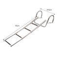thumbnail image 3 of Stainless Steel Ladder Marine Hardware Accessory Ladder-4 Sections Hanging Ladder with Handrails Ladder, 3 of 5