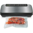 thumbnail image 1 of NutriChef Scelleuse sous Vide, Économiseur d'Aliments, Système de Scellage Automatique pour la Conservation des Aliments, Inclut Kit de Démarrage, Testé en Laboratoire, Modes Aliments Secs et Humides, Voyants Led, 12 Pouces, Acier Inoxydable, 1 of 5