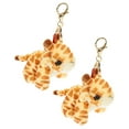 thumbnail image 4 of 2pcs Key Chain Giraffe Key Ring Purse Hanging Keychain Cartoon Animal Key Ring Backpack Decoration, 4 of 8