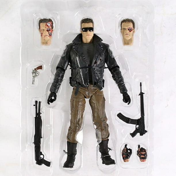 Figurita de colección Terminator Arnold Schwarzenegger en PVC, 7 pouces, 18cm, T-800 zhangyuxiang unisex