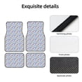 thumbnail image 4 of Fotbe Sailboats And Seagulls Juego de 4 Tapetes para Auto con Estampado – Alfombrillas de Goma Reforzada, Diseño Antideslizante, Protección para Todo el Año – Vehículos, Autos, Camionetas y SUVs, 4 of 7
