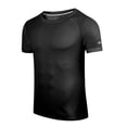 thumbnail image 5 of Zpanxa Girls Athletic Shirts Solid Color Round Neck Short Sleeve Sporty Tee Polyester Top 9-10 Years, 5 of 5