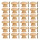 thumbnail image 4 of Forma redonda 24pcs perillas de madera natural de gabinete perillas de las puertas Herrajes tirones, 4 of 5