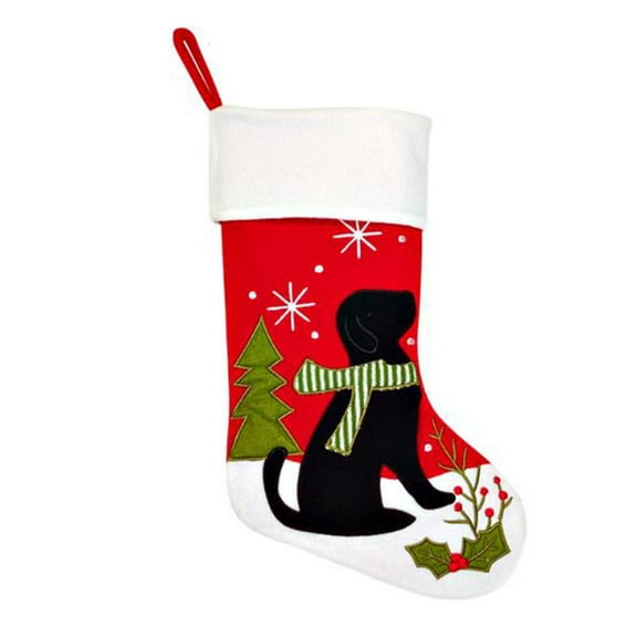 Specialoffer! Personalized Pet Christmas Socks For Cats And Dogs 1 Large Custom Embroidered Pet Cat And Dog Name Christmas Socks Christmas Home Decoration Fireplace Hanging Socks